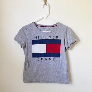 Hilfiger Jeans Tommy Flag Shirt, Women's Medium